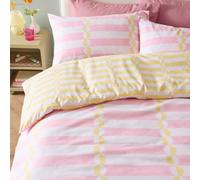 Duvet Day Lottie Reversible Soft Touch Duvet Cover Set, King, Yelow