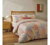 Duvet Day Madison Stripe Printed Soft Touch Duvet Cover Set