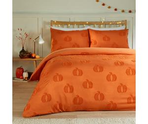 Duvet Day Pumpkinfields Ultra Soft Touch Duvet Set, Single, Orange