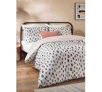 Duvet Day Robi Soft Touch Duvet Set Linen/Charcoal Print
