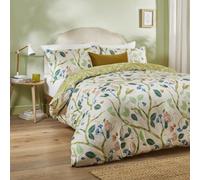 Duvet Day Woodlow Printed Soft Touch Duvet Cover Set, Single, Multi/sage