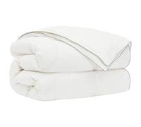 Duvet FULDA White 90% Goose Down Bedding Comforter Quilt Linen Blanket vidaXL