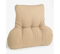 Duvet & Pillow Company The Back Posture Support Cushion with Lumbar Section - HOME OFFICE/WORK FROM HOME - Choice of Colours - MADE IN UK (Sand)