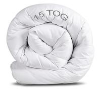 Duvet Quilt Luxury Hotel Quality Hollowfibre 10.5/13.5/15/16.5 Tog All Season Ultra Soft & Warm Deluxe Microfiber Extra Thick Winter Quilt, Skin Friendly (15 Tog, Double)