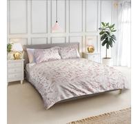 Emma Barclay Duchess - Embellished Jacquard Duvet Set in Blush Pink - Double