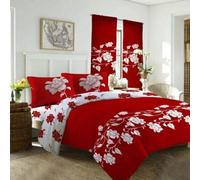 Duvet Set Quilt Cover Fitted Sheet Pillow Cases or Matching Curtains | Fabric Latest & Unique Design king size duvet cover sets | Comfortable super king duvet set