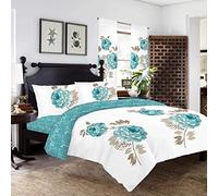 Duvet Set Quilt Cover Fitted Sheet Pillow Cases or Matching Curtains | Fabric Latest & Unique Design king size duvet cover sets | Comfortable super king duvet set