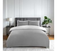 Emma Barclay Lyla Reversible Duvet Set in Grey/White - Double