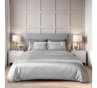 Duvet Set Sequin Velvet Quilt Cover with Pillow Cases - Glamour