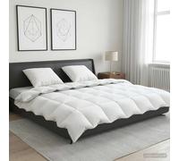 Duvet set White 220x240 cm 90% Goose Down 100% Cotton All-Season 3pc 2pc Pillows