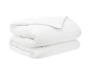 Duvet White 200x200 cm Bamboo-Blend Lightweight Breathable Summer Quilt SoftFeel