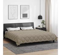Duvet Winter Quilted Microfiber Light Grey 200 x 200 cm Oeko-Tex Soft Warm Extra
