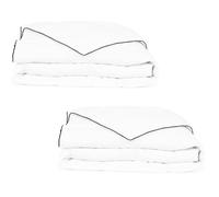 Duvet Winter White 140x200cm Microfibre Cover Duck Feather & Down 3.6kg CozyWarm