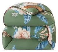 Duvets 3D Flower Printed Style Down Comforter Duvet Warm Soft Duvet Down Blankets Feather Bed Winter Quilted