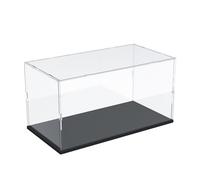 DuvinDD Acrylic Display Case for Lego Garden of Silence, 10295, 40 x 25 x 25 cm, Black