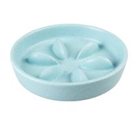 Duvo+ Anti-Splash Bowl Stone Turquoise 580Ml For Dogs, Ceramic, Dishwasher Safe