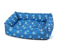Duvo Bed 'The Smurfs' Rectangular Blue For Dogs & Cats, Washable 30°C