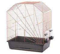 Duvo Bird Cage Copper Lexa Black/Copper 54X34X64.5Cm For Budgerigars