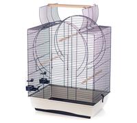 Duvo Bird Cage Emma Gray/Blue 54X39X72.5Cm With Open Roof And Perch