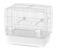 Duvo Bird Cage Natalia 2 White 46X28X42Cm For Canaries & Parrots