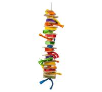 Duvo Bird Toy Cardboard & Wooden Blocks 66X12.7Cm For All Birds