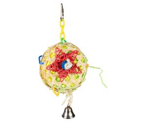 Duvo+ Bird Toy Forage Bamboo Piñata 10x15x24cm Colorful For Birds
