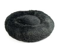 Duvo Cat Bed Donut Snug Dark Gray For Cats - Cozy Plush Bed