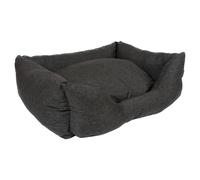 Duvo+ Cat Bed Textura Dark Brown Rectangular Washable Size S 15271
