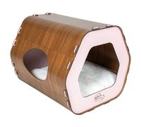 Duvo+ Cat House MDF Rose 36X40X34Cm, Modern Cat Furniture For Sleep & Play