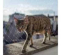 Duvo Cat Safety Net Balcony Window UV Protected Transparent Safety