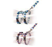 Duvo+ Cat Space Set Fishbone 20-35Cm Adjustable Outdoor Nylon Leash