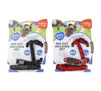 Duvo+ Cat Space Set Glitter Large, Adjustable 30-50 Cm, Nylon 12 Mm