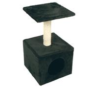 Duvo+ Cat Tree Christa Black 31X31X57Cm With Sisal & Fleece