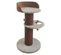 Duvo+ Cat Tree Gabriel Beige/Orange 60X60X102 Cm For Cats, Stable, Play Balls