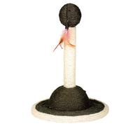 Duvo+ Cat Tree Globe Gray/White 43 Cm With Balls And Feathers