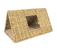 Duvo + Cat Tunnel Triangular 50x30x27 CM From Sea Grass for Game And Kratzspaß