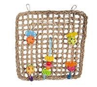 Duvo+ Climbing Net Toy Made Of Sea Grass 41X37 Cm For All Birds Colorful Active
