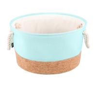 Duvo Dog Bed Guava Cork & Poly 18x18 Inches Turquoise For Small Dogs L