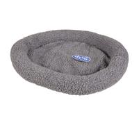 Duvo Dog Bed Sheepskin Oval Gray 50X35Cm Soft And Washable