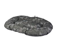 Duvo+ Dog Cushion Oval Quilted Nigra Black, Extra Padded, Washable 30°