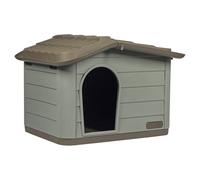 Duvo Dog House Pepita 2 Brown/Green, 76X59X55 Cm, Ecological Dog House