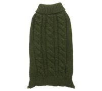 Duvo+ Dog Sweater Cozy Green, Warm Knit Sweater For Winter, 100% ACRYLIC