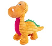 Duvo+ Dog Toy Dino Tsintaosaurus 30X12X25Cm Orange With Squeaker