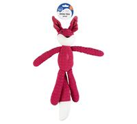 Duvo+ Dog Toy Fox Crackle Snuffle Plush For Dogs 42Cm Fuchsia