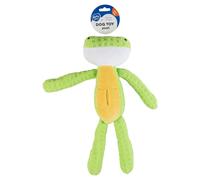 Duvo Dog Toy Frog Crackle Snuffle 37Cm Green/Yellow For Dogs