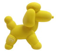 Duvo Dog Toy Latex Balloon Poodle Yellow 14X6X12.5Cm Squeaker