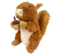 Duvo+ Dog Toy Plush Squirrel Brown 22X27X20Cm Squeaking Sound