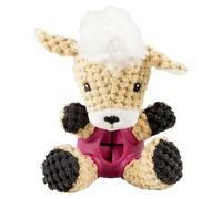 Duvo+ Dog Toy Snack Dispenser Sheep 18X10 Cm Made Of Plush For Gentle Chewers