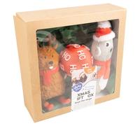 Duvo+ Dog Toy Xmas Gift Box For Dogs, 3 Pieces, Christmas