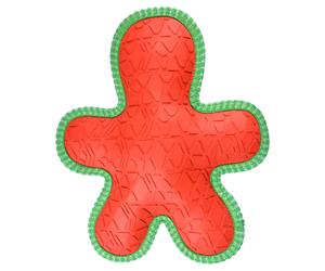 Duvo Dog Toy Xmas Gingerbread Man 24X20.5Cm Green/Red With Squeaker